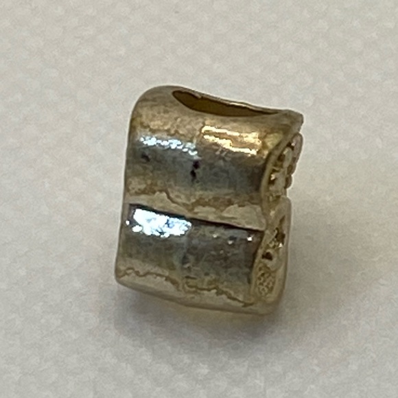 Heart charm bead Silver tone color - Picture 6 of 7